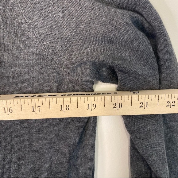 Eileen Fisher Gray Sweater Long Sleeve Sweater Dress Minimalistic Career Medium - Picture 11 of 13